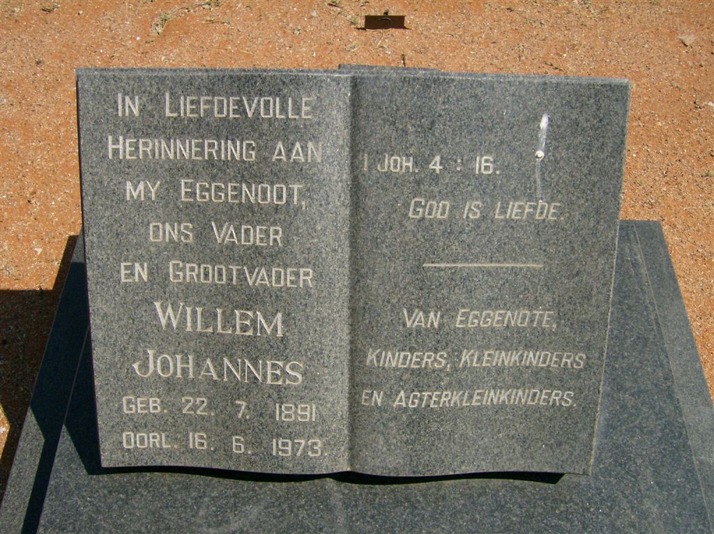 BOSCH Willem Johannes 1891-1973