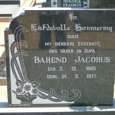 BUYS Barend Jacobus 1905-1977 &amp; Cornelia Fredrika VAN ZYL 1912-2000