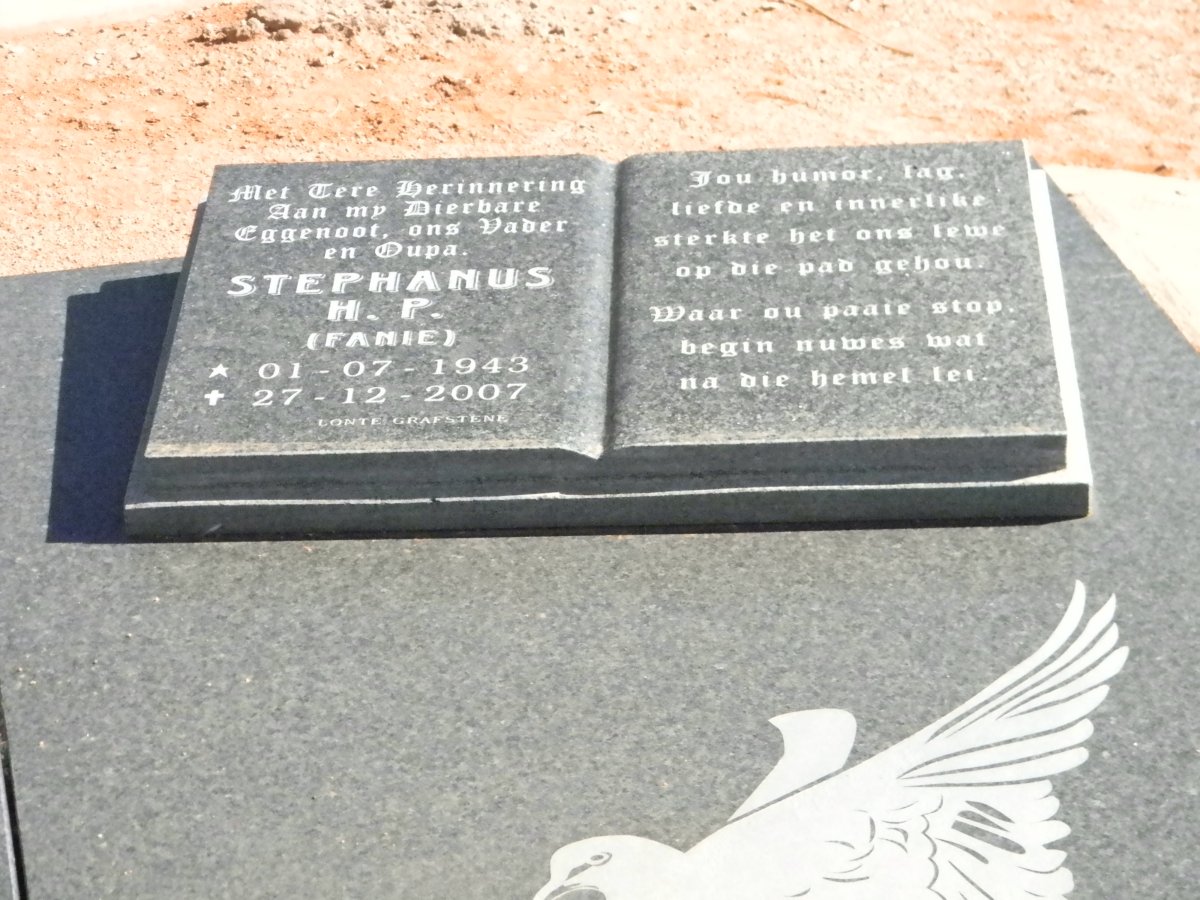 BOSHOFF Stephanus H.P. 1943-2007