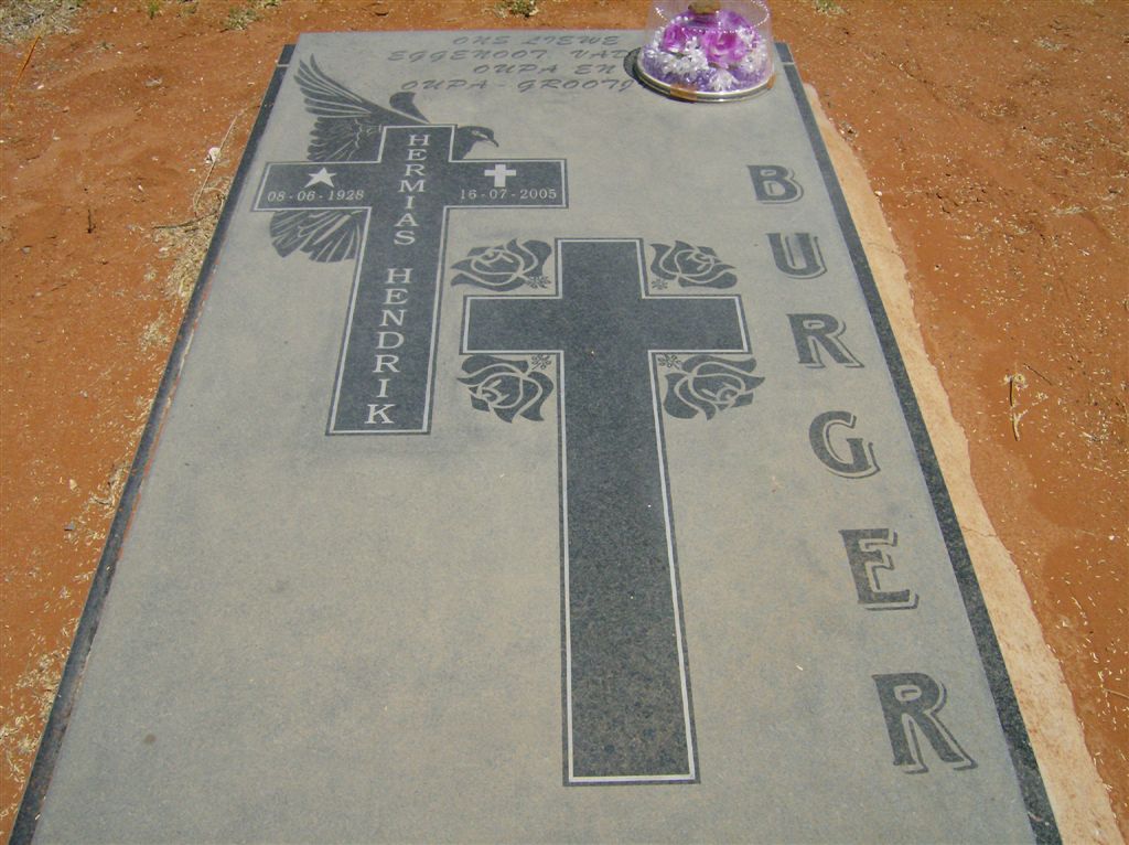 BURGER Hermias Hendrik 1928-2005