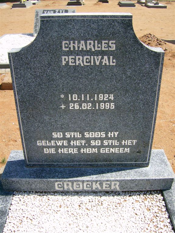 CROCKER Charles Percival 1924-1995