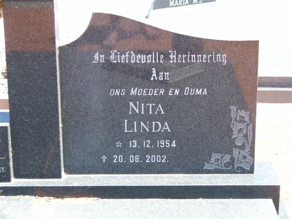 COCK Nita Linda, la 1954-2002