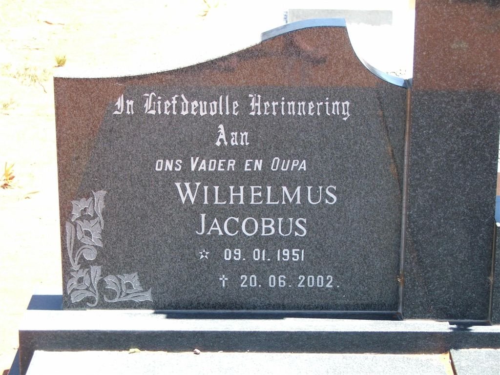COCK Wilhelmus Jacobus, la 1951-2002