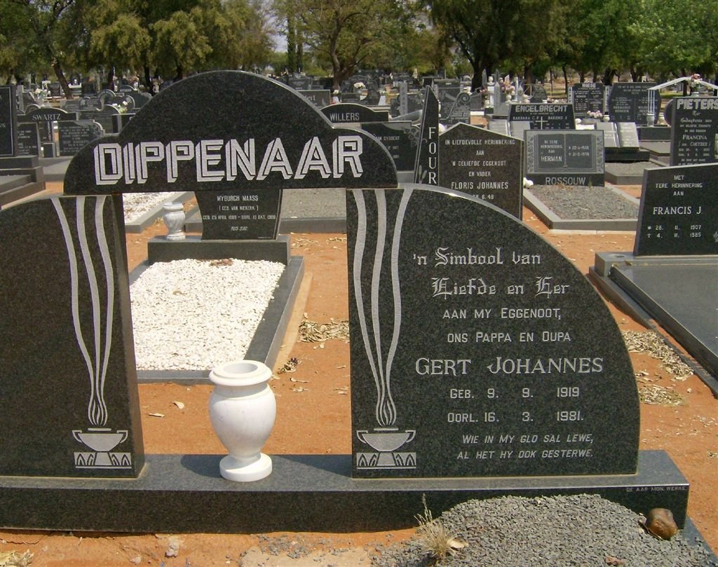DIPPENAAR Gert Johannes 1919-1981