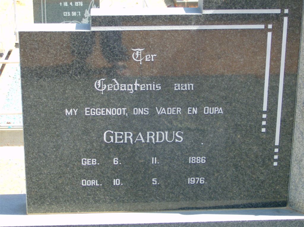 DERKS Gerhardus 1886-1976
