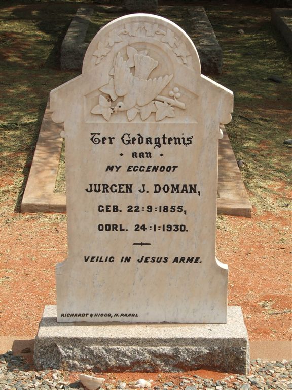 DOMAN Jurgen J. 1855-1930