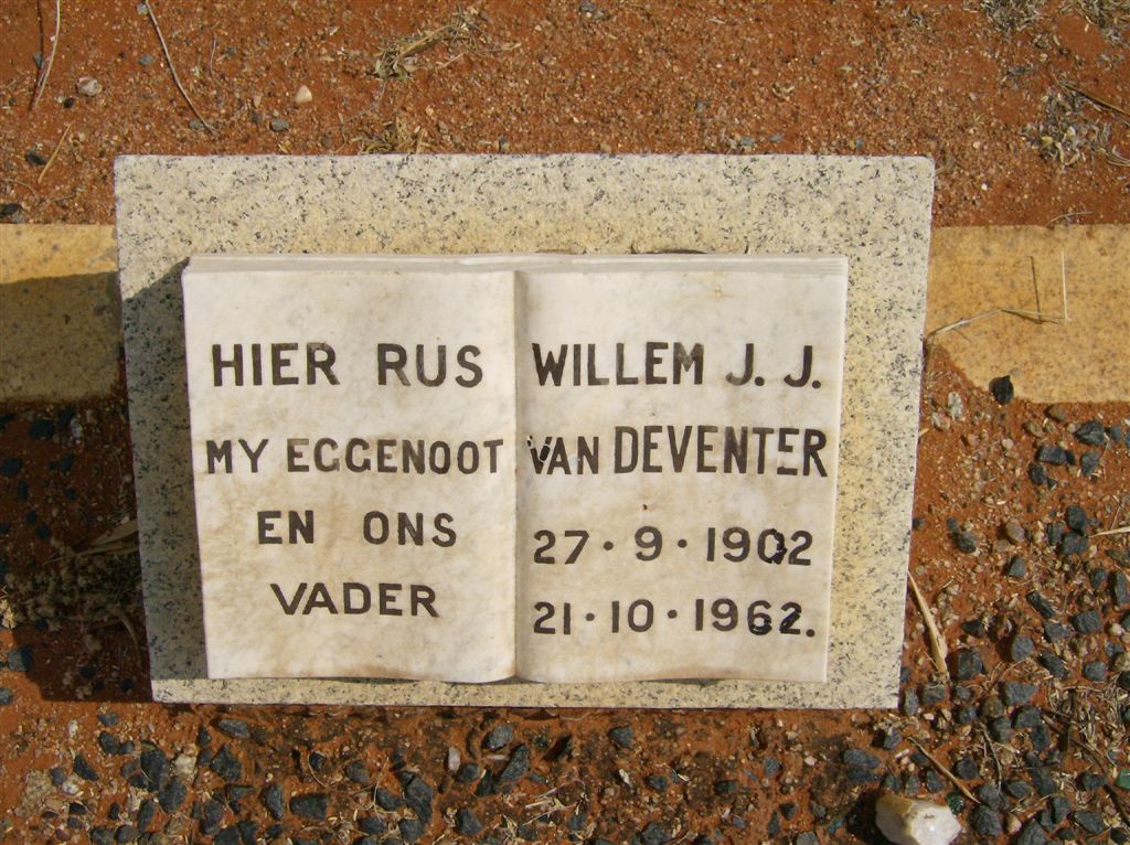 DEVENTER Willem J.J., van 1902 1962