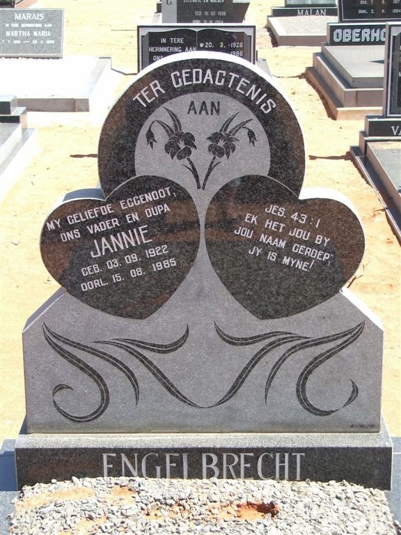 ENGELBRECHT Jannie 1922-1985