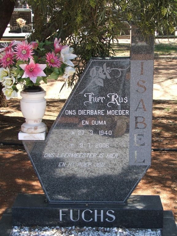 FUCHS Isabel 1940-2006