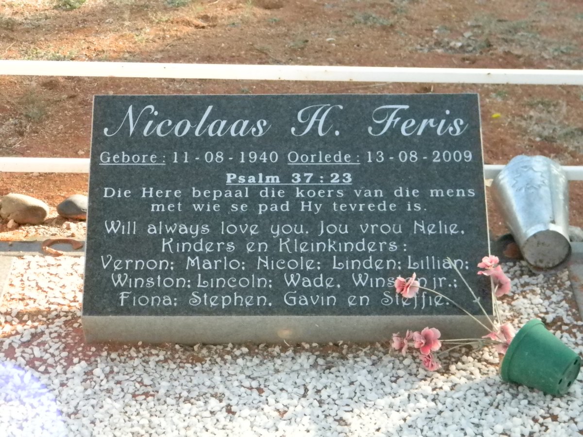 FERIS Nicolaas H. 1940-2009
