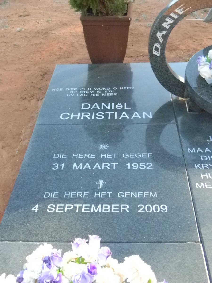 GOUWS Daniël Christiaan 1952-2009
