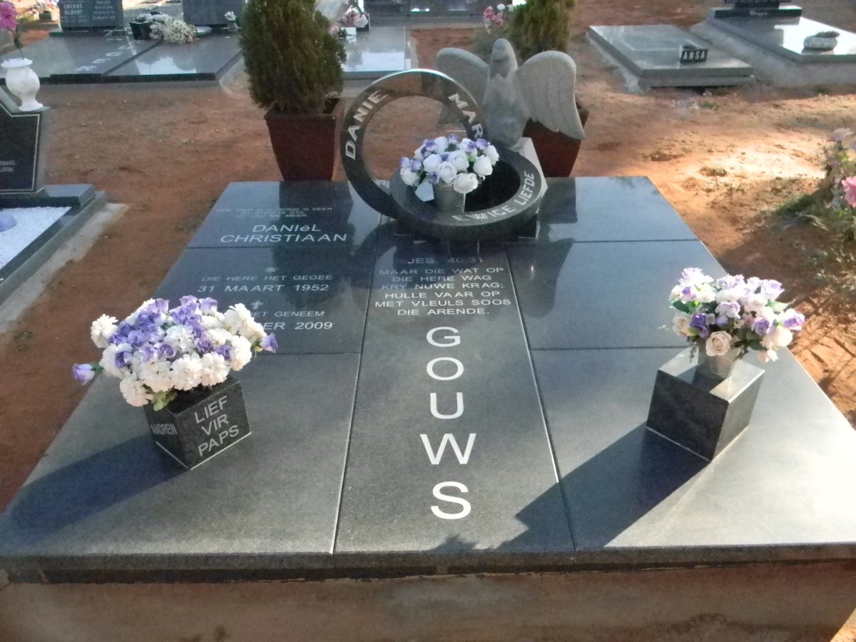 GOUWS Daniël Christiaan 1952-2009 