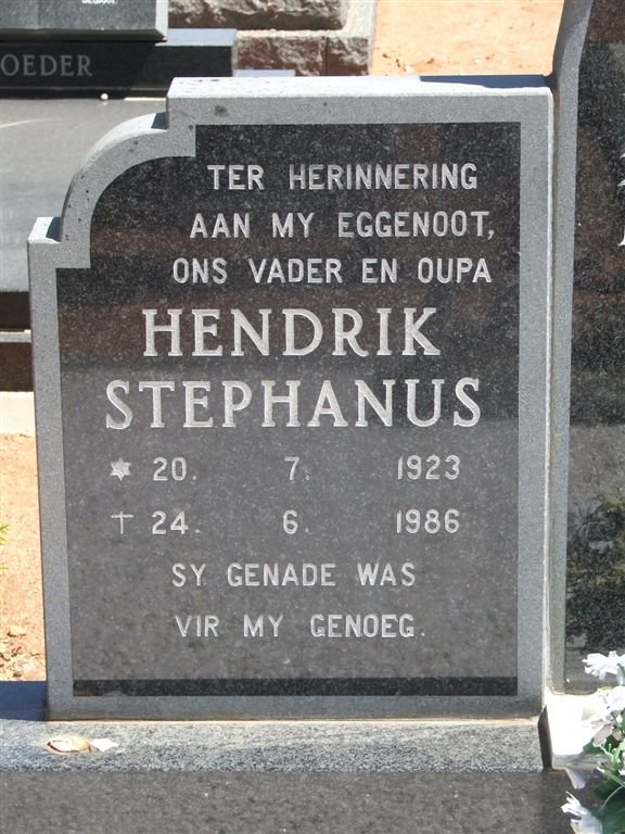 HAMMOND Hendrik Stephanus 1923-1986