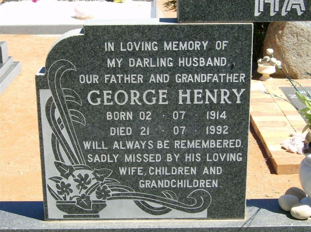 HAWKES George Henry 1914-1992