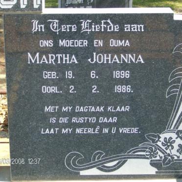 HOLLENBACH Martha Johanna 1896-1986
