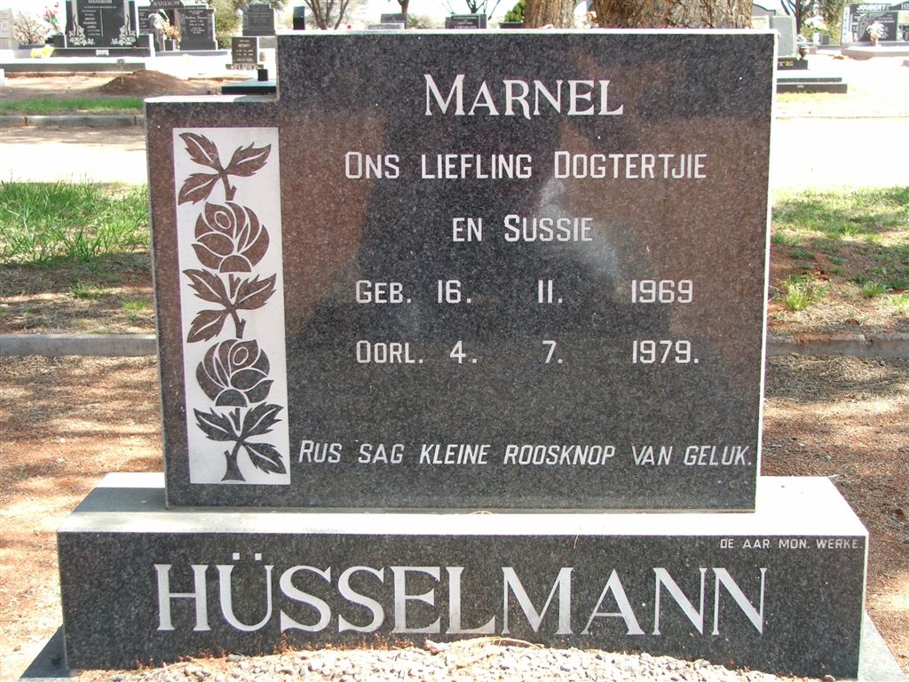 HÜSSELMAN Marnel 1969-1979