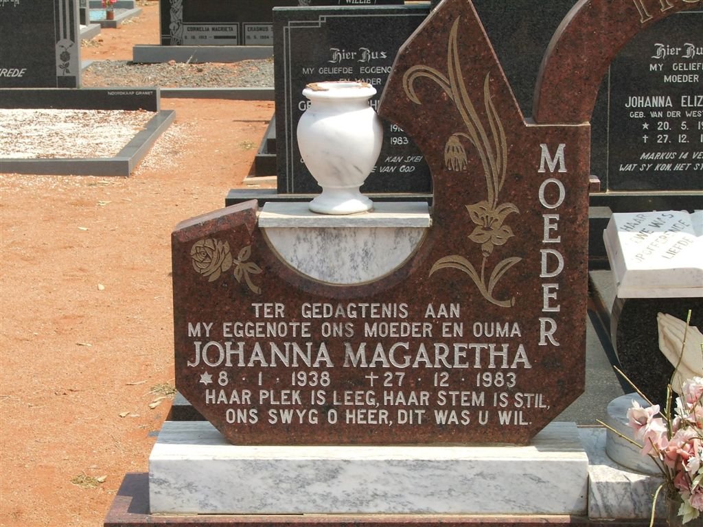 HORN Johanna Magaretha 1938-1983