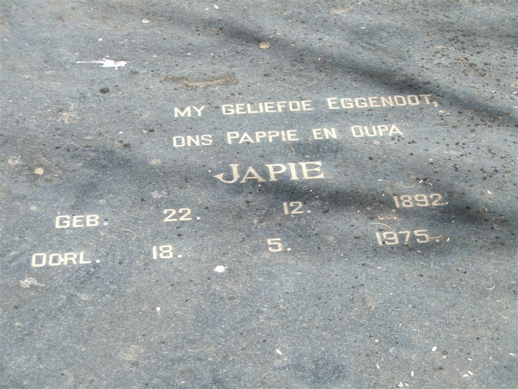 JOOSTE Japie 1892-1975