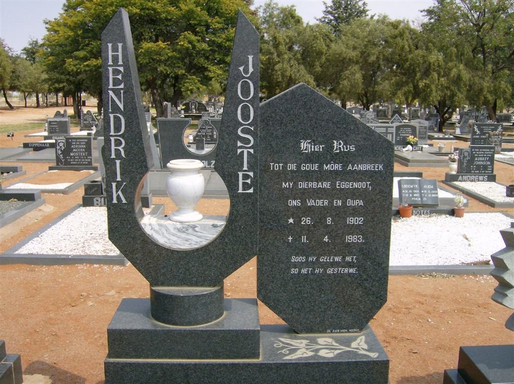 JOOSTE Hendrik 1902-1983