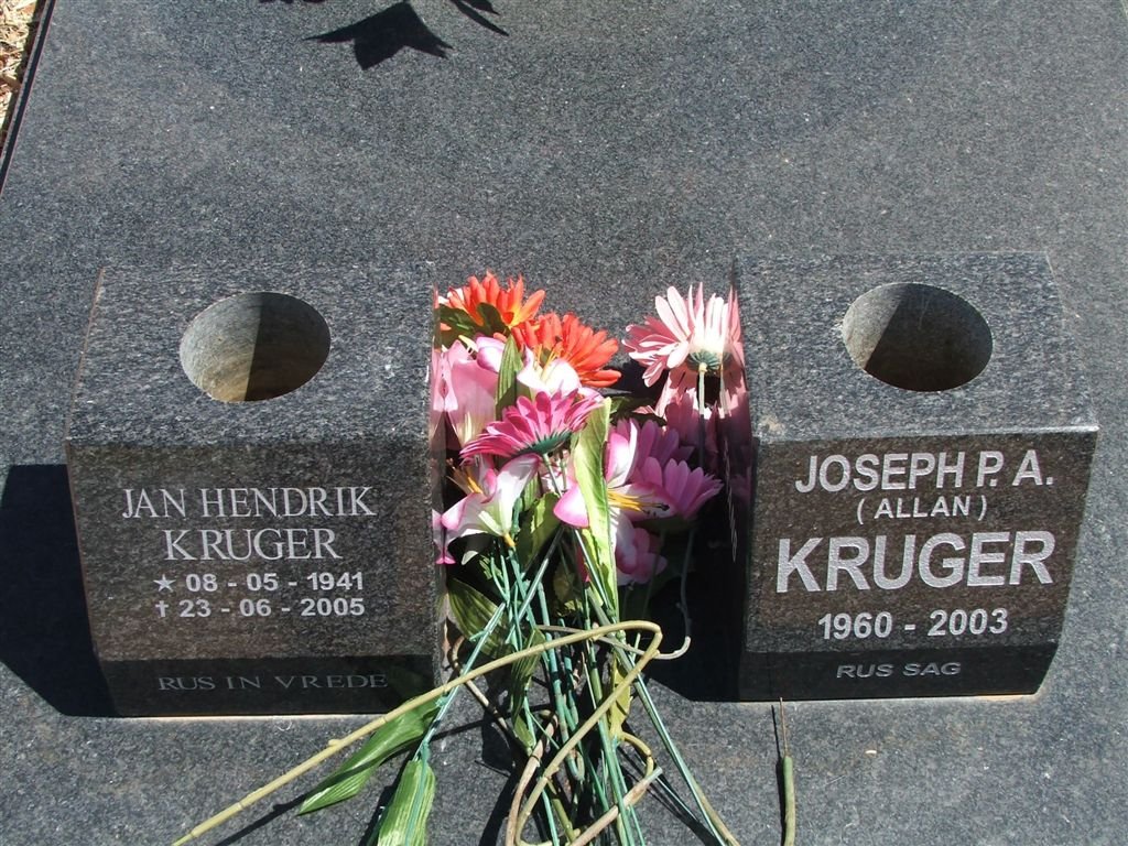 KRUGER Jan Hendrik 1941-2005 :: KRUGER Joseph P.A. 1960-2003
