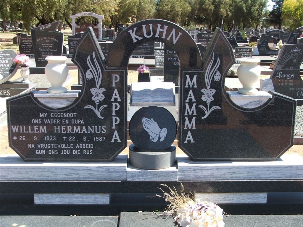KUHN Willem Hermanus 1933-1987