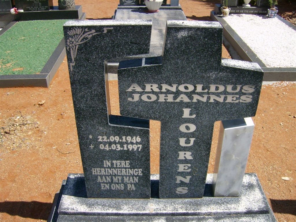 LOURENS Arnoldus Johannes 1946-1997