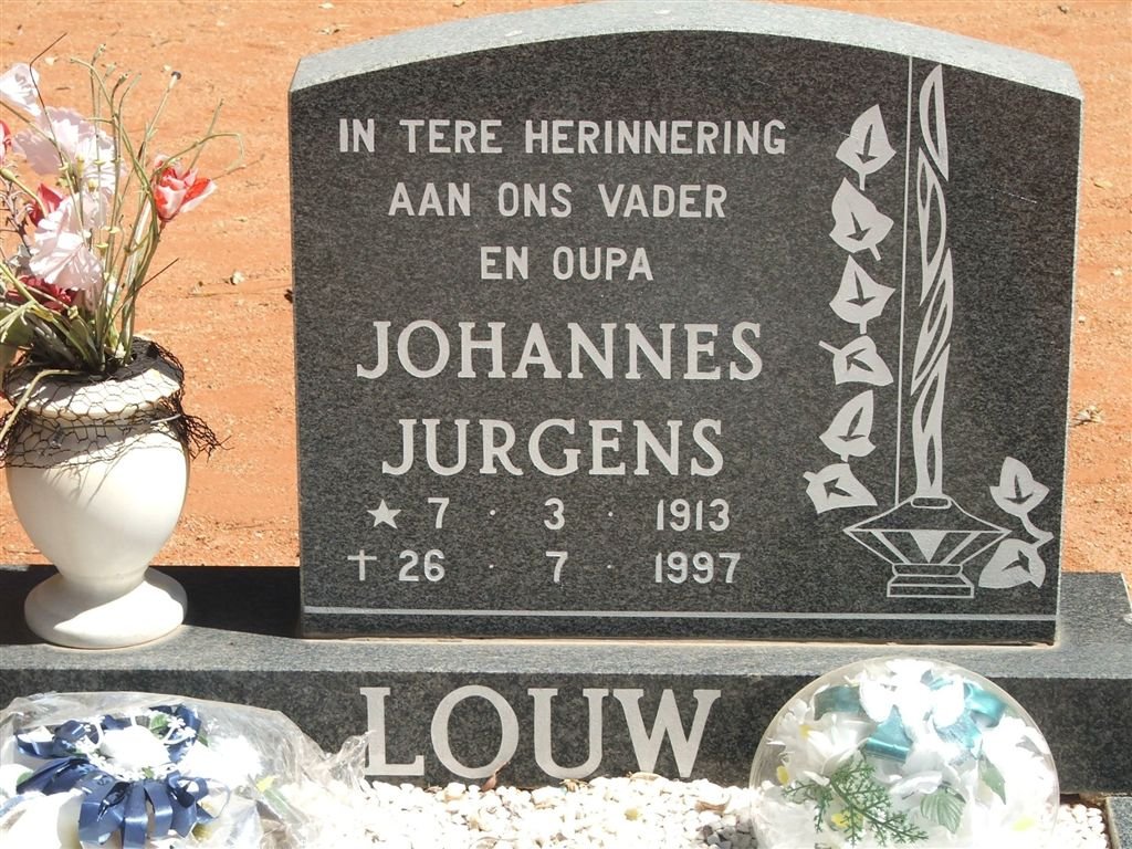 LOUW Johannes Jurgens 1913-1997