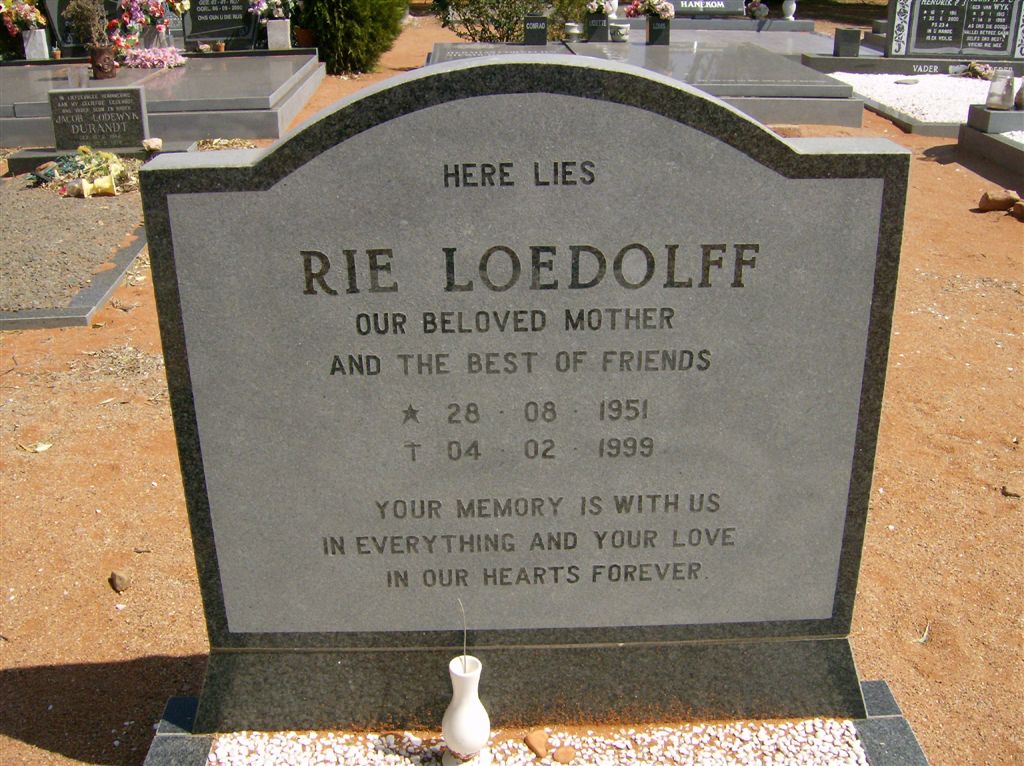 LOEDOLFF Rie 1951-1999