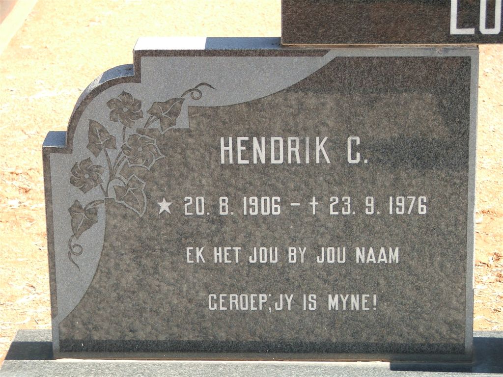 LOMBAARD Hendrik C. 1906-1976
