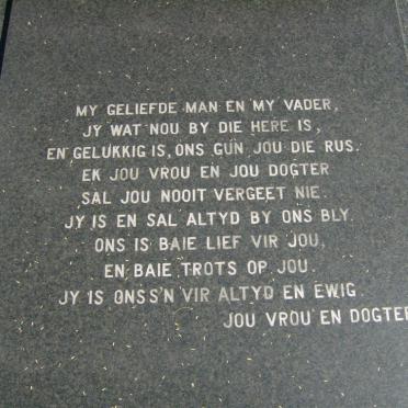 Van jou vrou en dogter