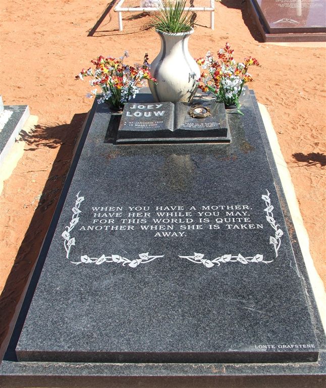LOUW Joey 1932-2006