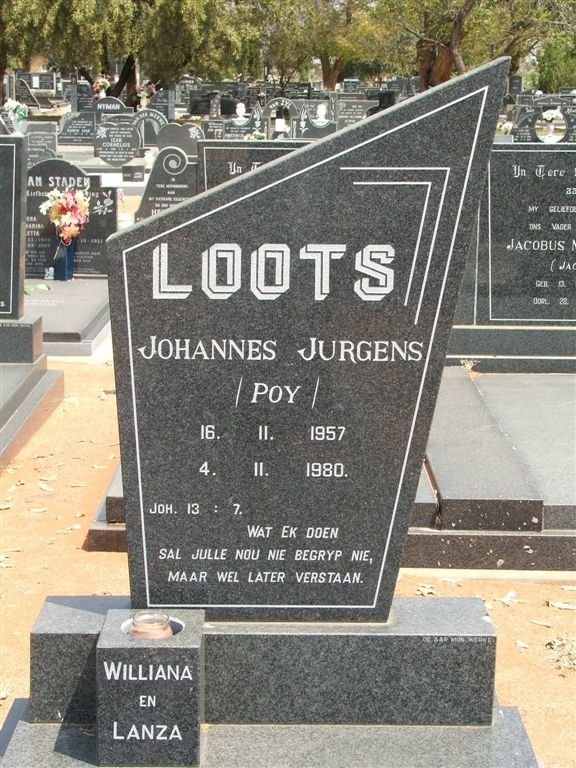 LOOTS Johannes Jurgens 1957-1980