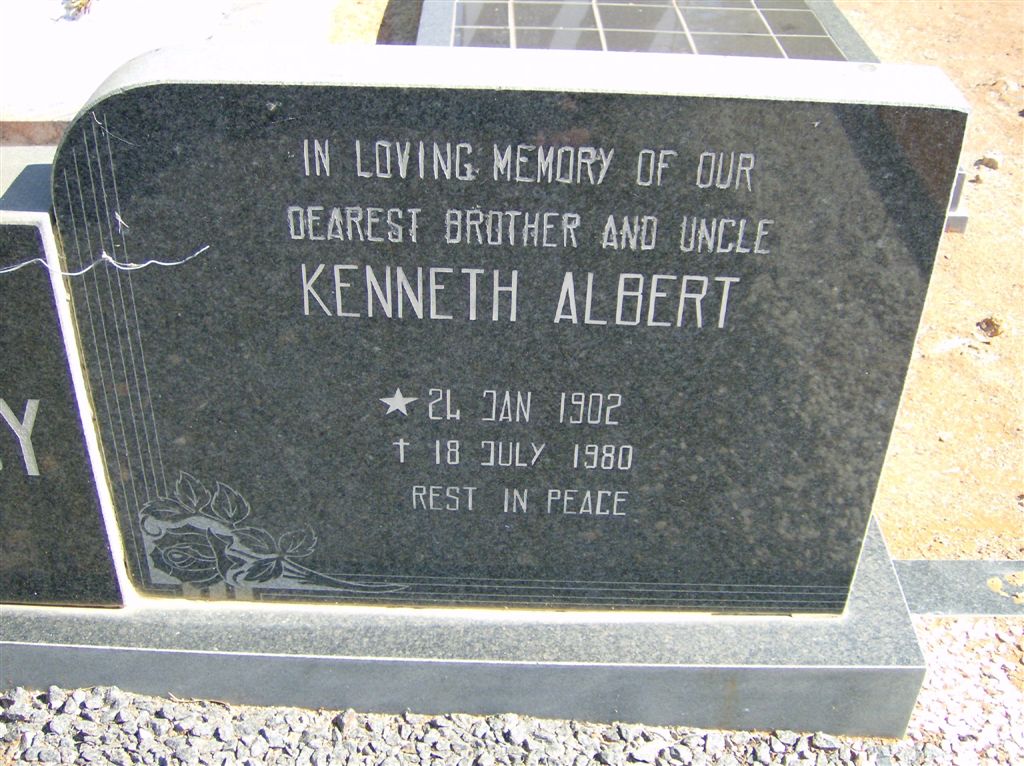 MUNDY Kenneth Albert 1902-1980
