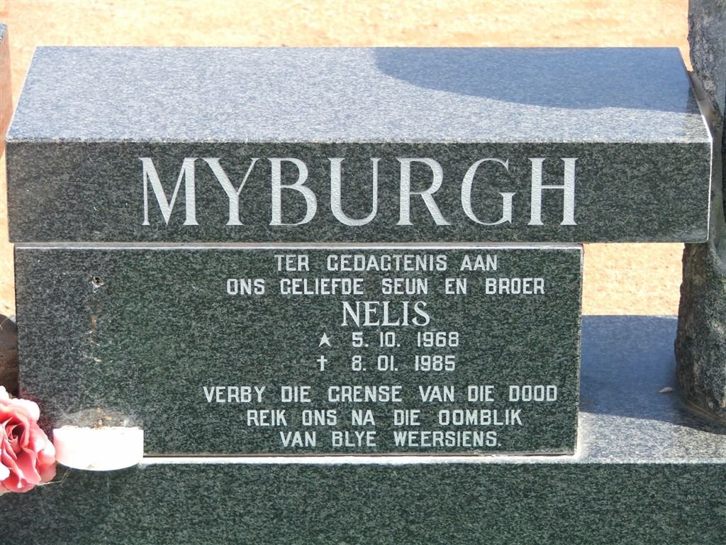 MYBURGH Nelis 1968-1985