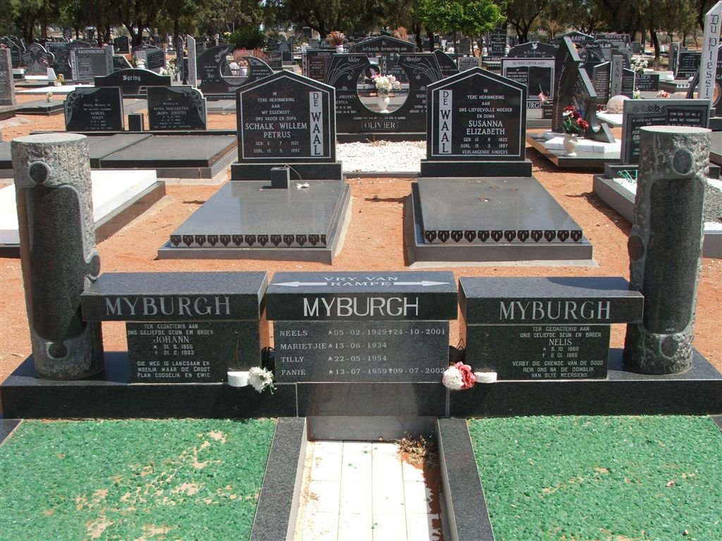 MYBURGH Neels 1929-2001 &amp; Marietjie 1934-  :: MYBURGH Kinders