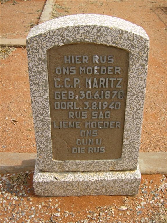 MARITZ C.C.P. 1870-1940