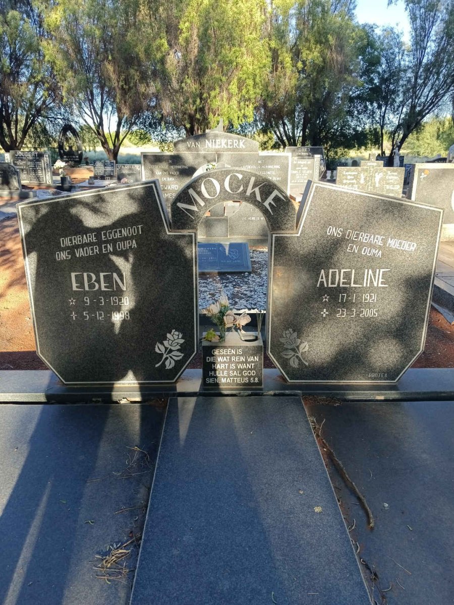 MOCKE Eben 1920-1998 & Adeline 1921-2005