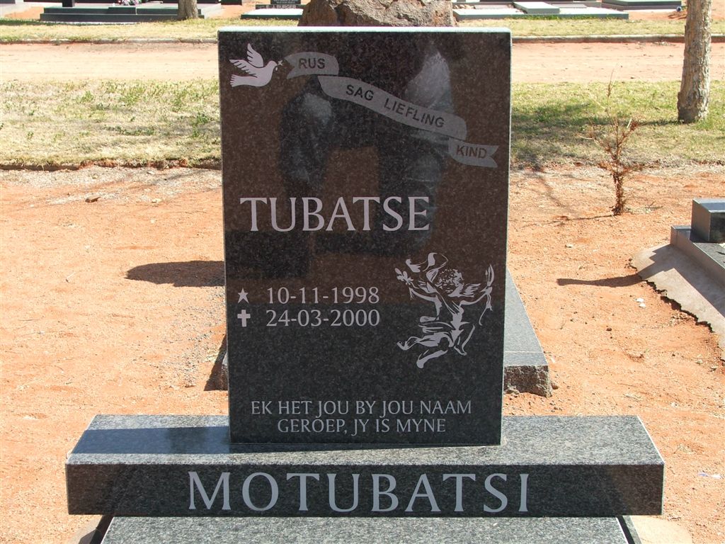 MOTUBATSI Tubatse 1998-2000