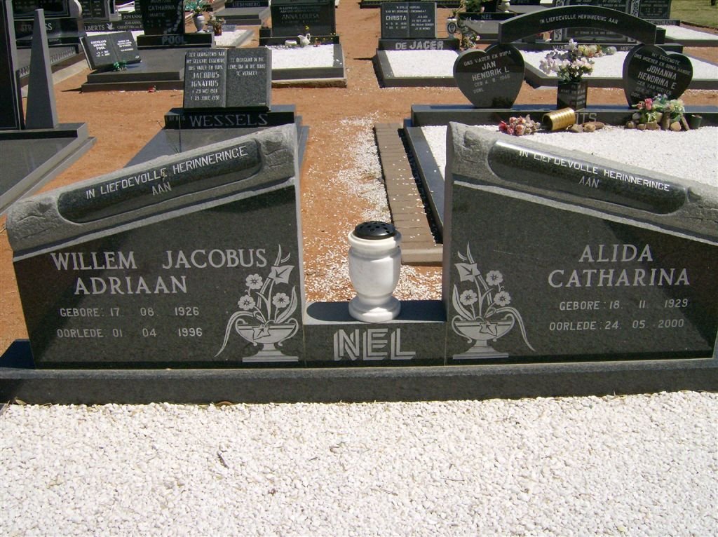 NEL Willem Jacobus Adriaan 1926-1996 &amp; Alida Catharina 1929-2000