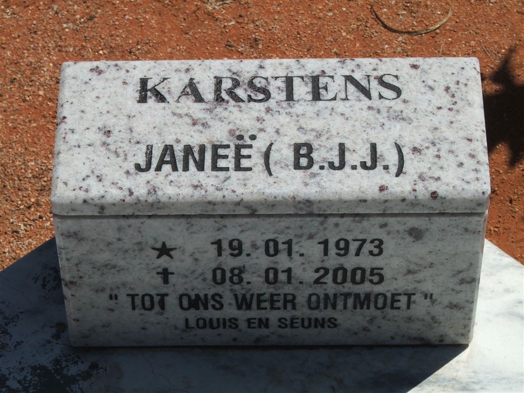 KARSTENS B.J.J. 1973-2005