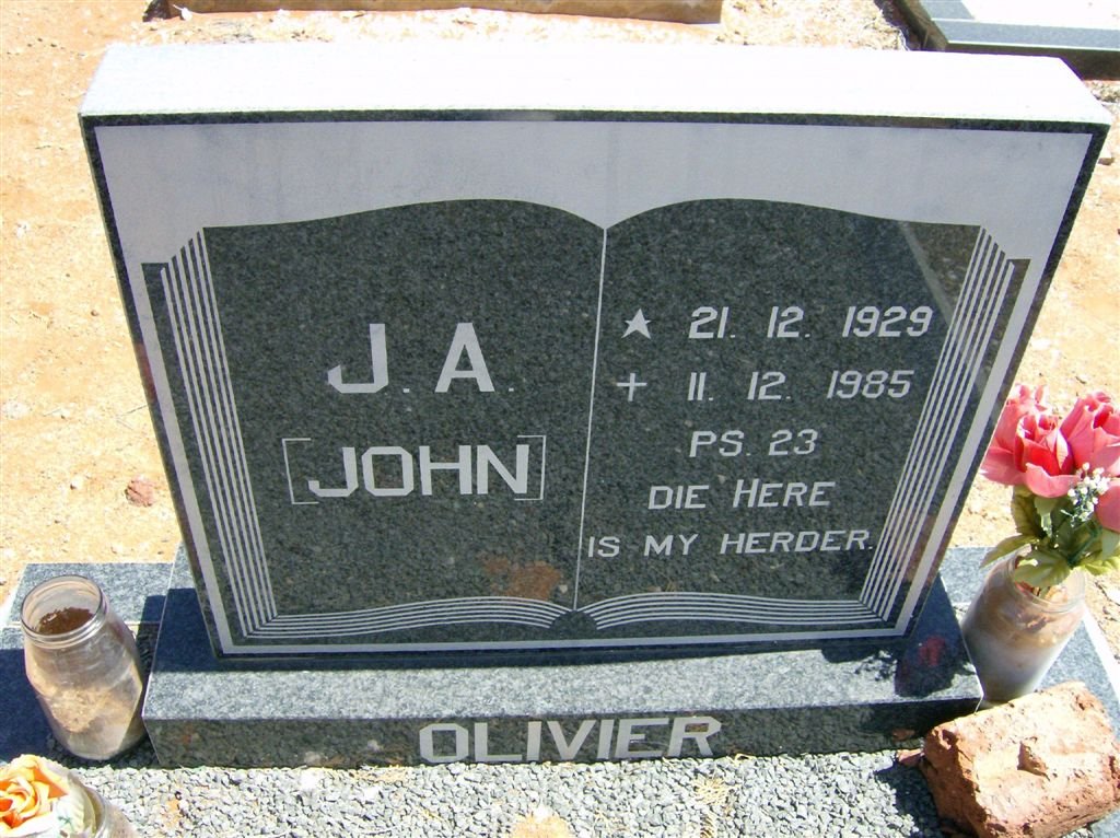 OLIVIER J.A. 1929-1985