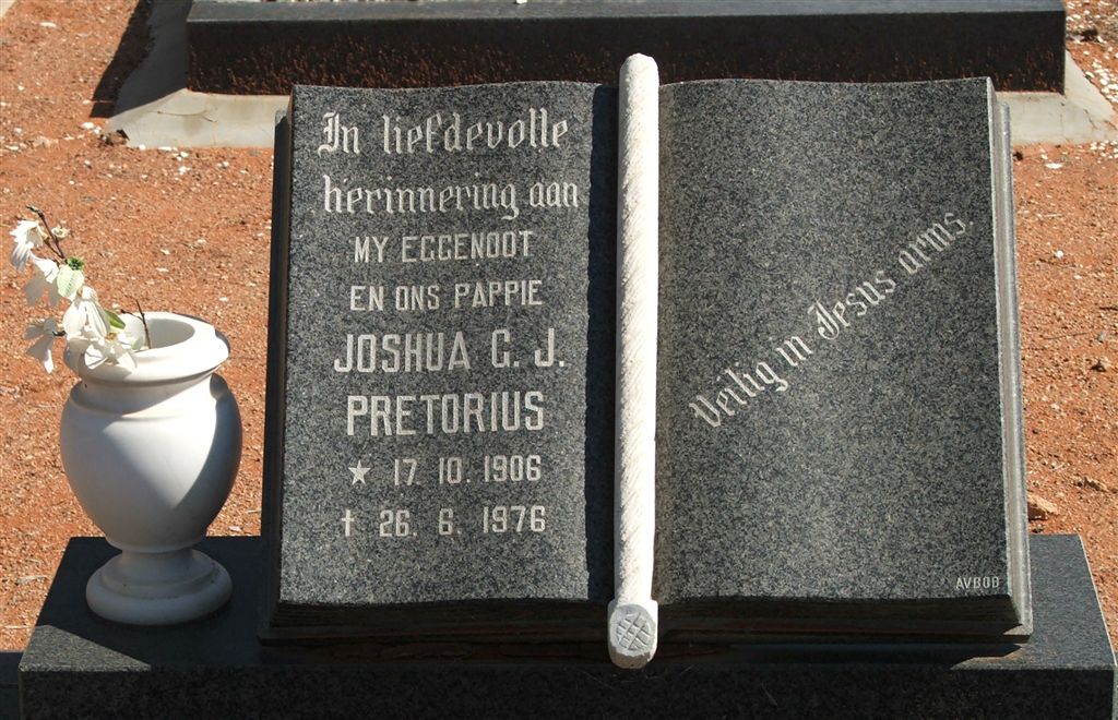 PRETORIUS Joshua G.J. 1906-1976