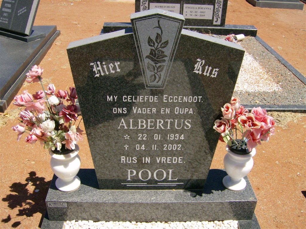 POOL Albertus 1934-2002