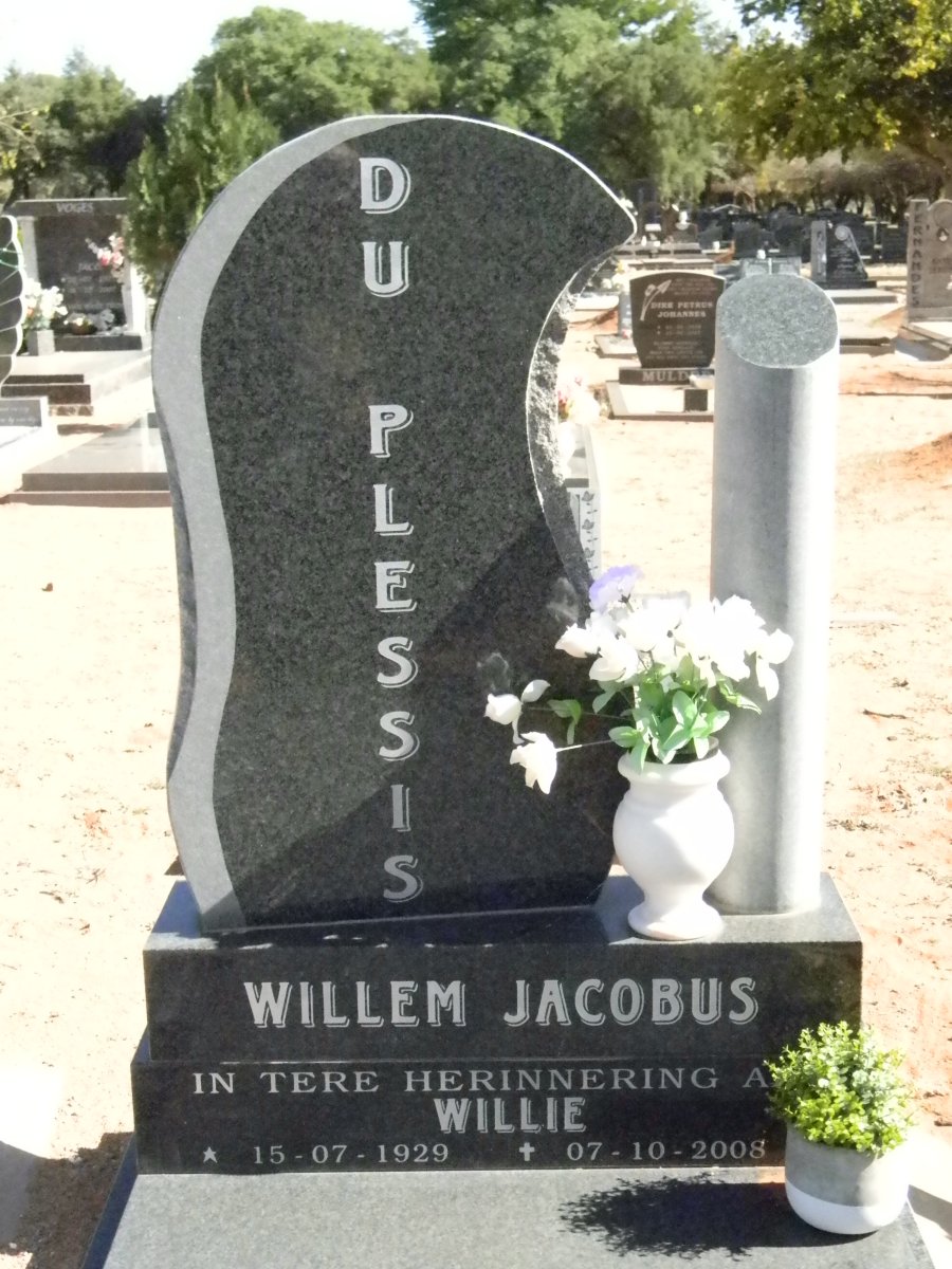 PLESSIS Willem Jacobus, du 1929-2008