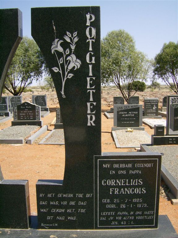 POTGIETER Cornelius Francois 1925-1973
