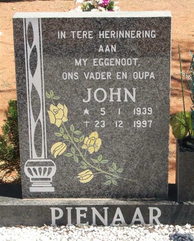 PIENAAR John 1939-1997