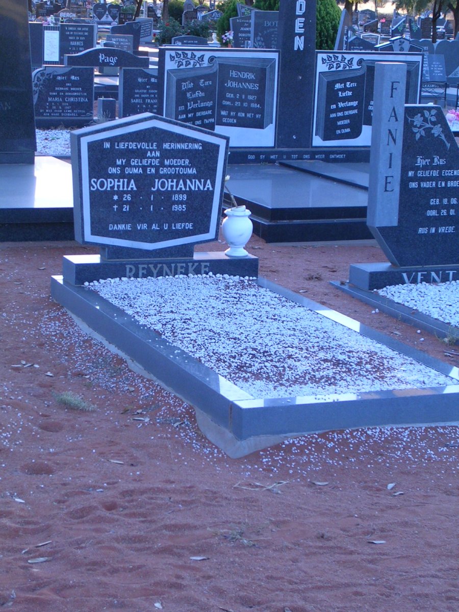 REYNEKE Sophia Johanna 1899-1985
