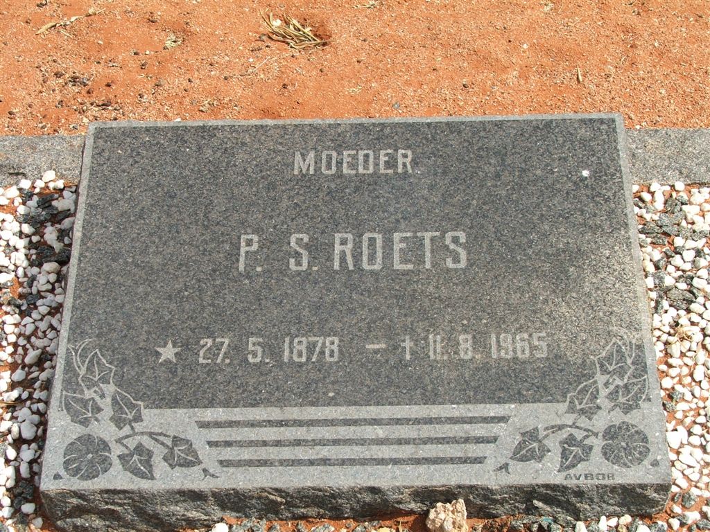ROETS P.S. 1878-1965