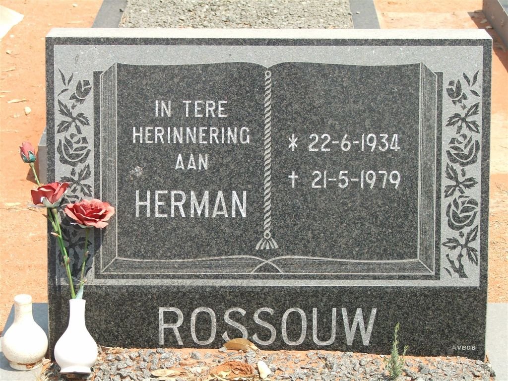 ROSSOUW Herman 1934-1979