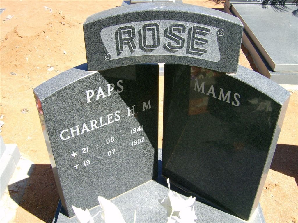 ROSE Charles H.M. 1941-1992
